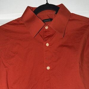 Structure Men's Burnt Orange Button-Down Shirt